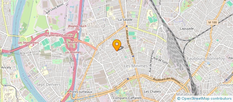 localisation de l'entreprise SCM DES INFIRMIERES MASAT ET HERAN à TOULOUSE