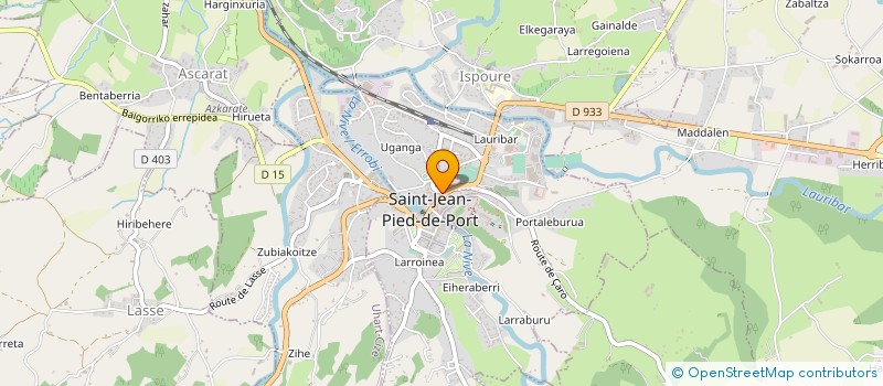 localisation de l'entreprise SCM DES INFIRMIERES NAFARROA à SAINT-JEAN-PIED-DE-PORT