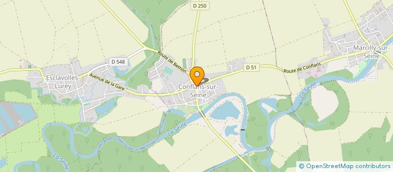 localisation de l'entreprise SCM DES INFIRMIERS DE CONFLANS SUR SEINE  CONFLANS-SUR-SEINE