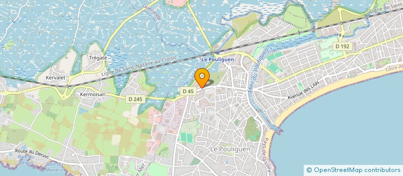 localisation de l'entreprise SCM DES MARAIS  LE POULIGUEN