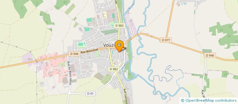 localisation de l'entreprise SCM DES MARIZYS à VOUZIERS