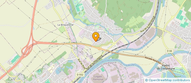 localisation de l'entreprise SCM DES MEDECINS DE CLAIROIX  CLAIROIX