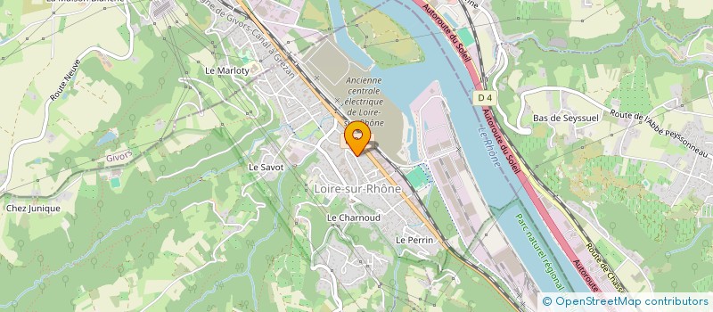 localisation de l'entreprise SCM DES MEDECINS DE LOIRE-SUR-RHONE  LOIRE-SUR-RHONE