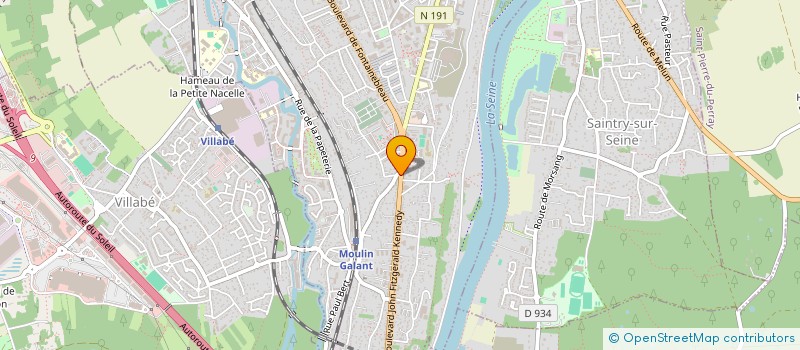 localisation de l'entreprise SCM DES MEDIKEN à CORBEIL-ESSONNES