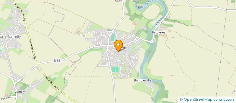 localisation de l'entreprise SCM DES MESANGES  THAON