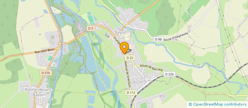 localisation de l'entreprise SCM DES MIKROS  BAYON