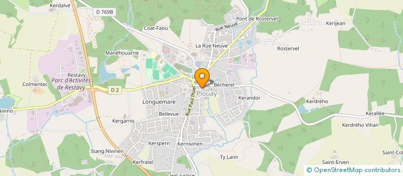 localisation de l'entreprise SCM DES NOTAIRES DE PLOUAY à PLOUAY