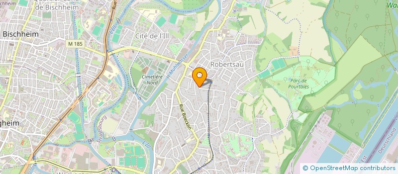 localisation de l'entreprise SCM DES ORTHOPHONISTES MICHEL ET THERIOT à STRASBOURG