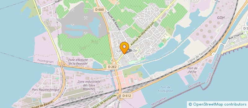 localisation de l'entreprise SCM DES ORTHOPHONISTES PUGET - JEANNENOT - COULIN - STOERI à FRONTIGNAN