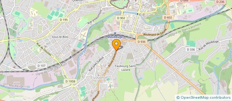 localisation de l'entreprise SCM DES PSYCHIATRES CLINIQUE DU BOCAGE  LOUVROIL