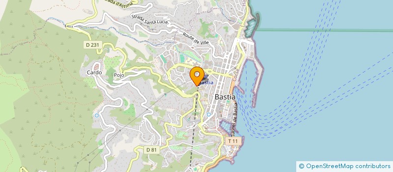 localisation de l'entreprise SCM DES RADIOLOGUES DE MAYMARD à BASTIA