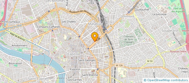 localisation de l'entreprise SCM DES RAMBLAS  TOULOUSE