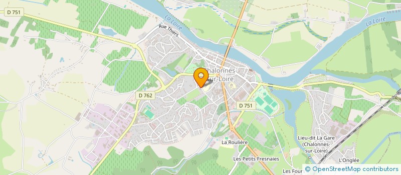 localisation de l'entreprise SCM DES SABLES à CHALONNES-SUR-LOIRE