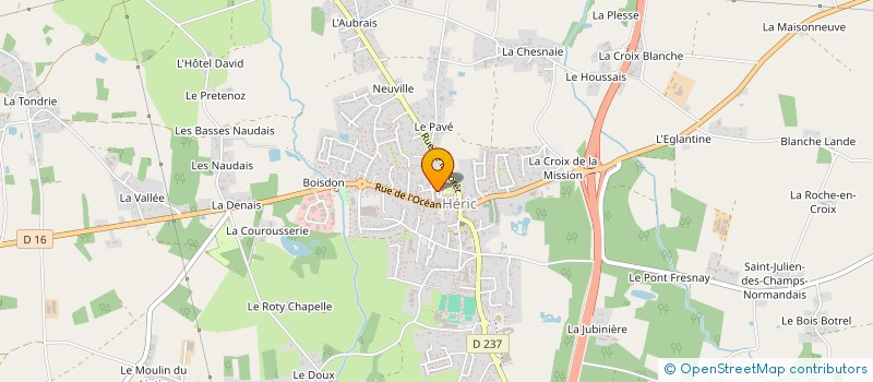 localisation de l'entreprise SCM DES SAULES  HERIC