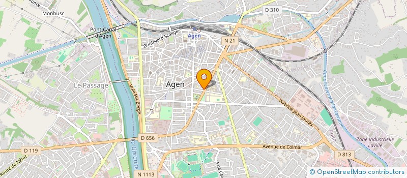 localisation de l'entreprise SCM DES SOLICITORS  AGEN