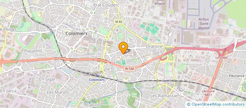 localisation de l'entreprise SCM DES SPORTS à COLOMIERS