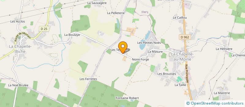 localisation de l'entreprise SCM DES TERRIERS à ATHIS-VAL DE ROUVRE