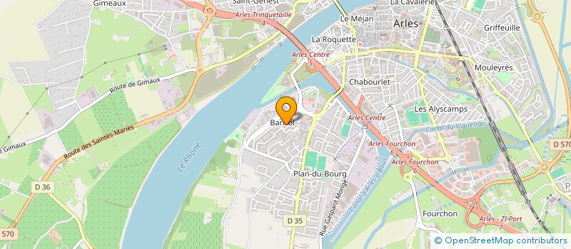 localisation de l'entreprise SCM DES TROIS A à ARLES