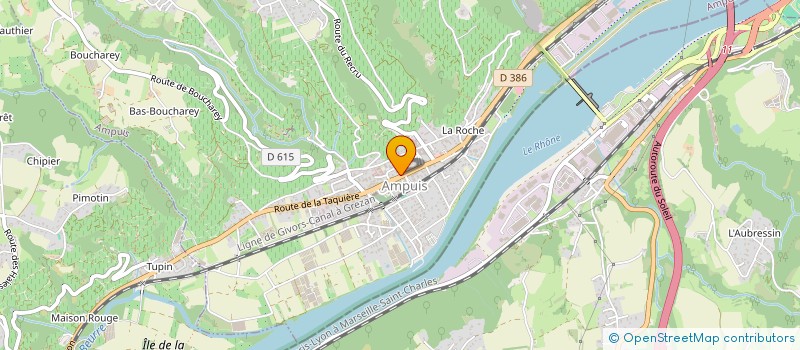 localisation de l'entreprise SCM DES TROIS TONNEAUX  AMPUIS