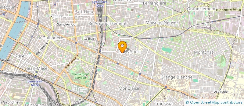 localisation de l'entreprise SCM DES TUILIERS  LYON