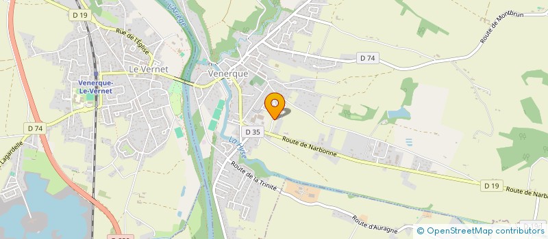 localisation de l'entreprise SCM DESCOUX-RULLIERE à VENERQUE