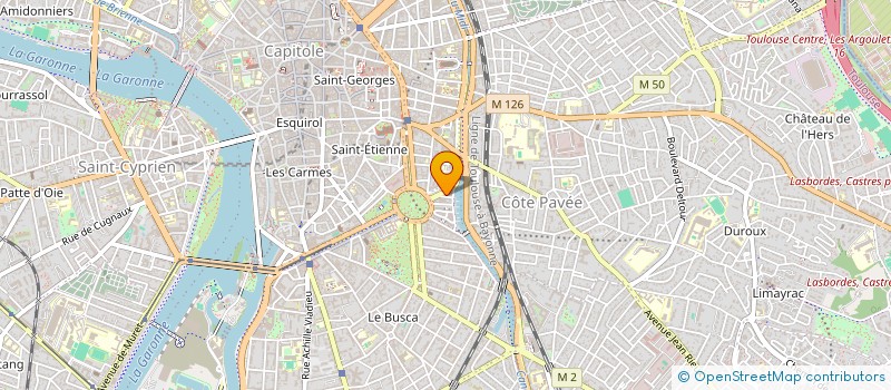 localisation de l'entreprise SCM DESCUNS GARCIA LACROIX à TOULOUSE