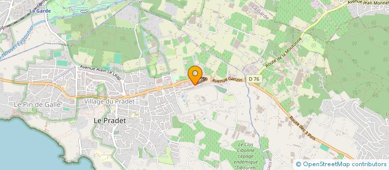 localisation de l'entreprise SCM DESKINOGE à LE PRADET