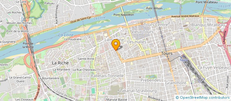 localisation de l'entreprise SCM DESLONDAINS à TOURS