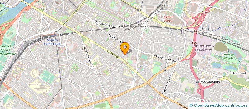 localisation de l'entreprise SCM DESMAZIERES à ANGERS