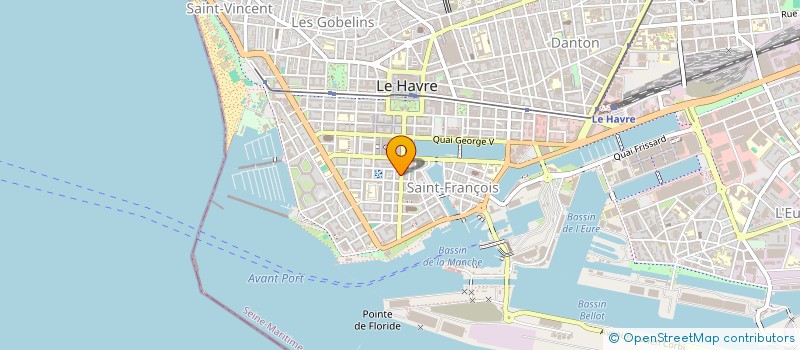 localisation de l'entreprise SCM DESPHI à LE HAVRE