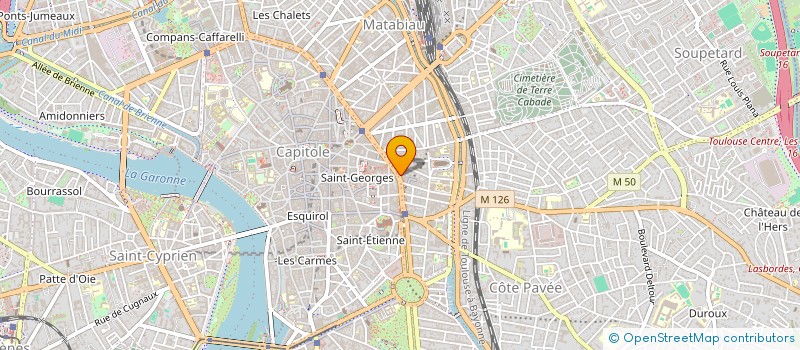 localisation de l'entreprise SCM DESSART LAMBERT VANDENPLAS  TOULOUSE