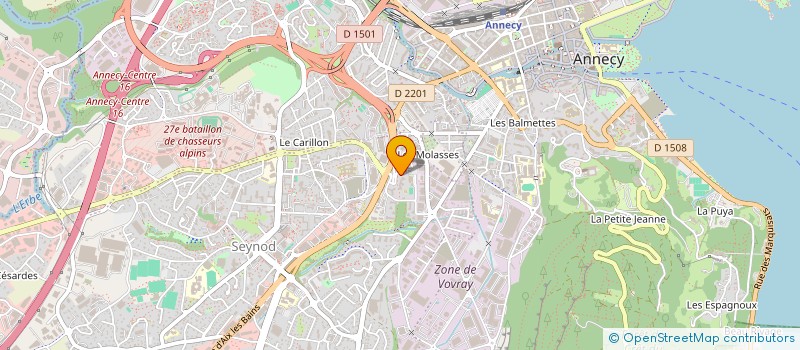 localisation de l'entreprise SCM DESTAILLEUR MICHELIN FELDMANN à ANNECY