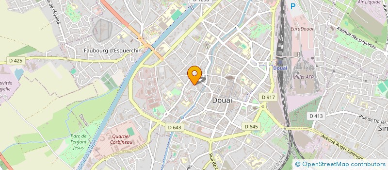 localisation de l'entreprise SCM DESVIGNES METTETAL VAN EFFENTERRE  DOUAI