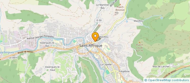 localisation de l'entreprise SCM DEVIC-SANCET à SAINT-AFFRIQUE