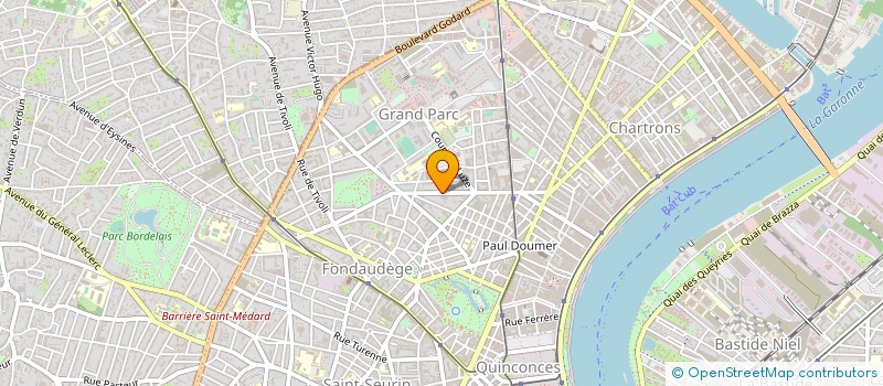 localisation de l'entreprise SCM DIAGONALE à BORDEAUX
