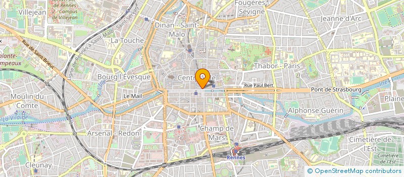 localisation de l'entreprise SCM DIAPASON à RENNES