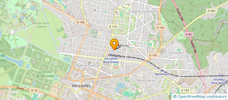 localisation de l'entreprise SCM DICE AVOCATS à VERSAILLES