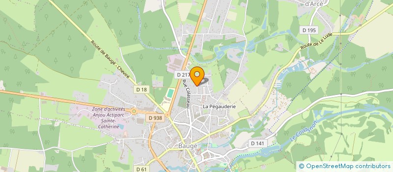 localisation de l'entreprise SCM DLN à BAUGE-EN-ANJOU