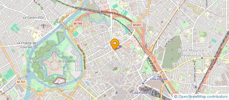 localisation de l'entreprise SCM DMC à LILLE