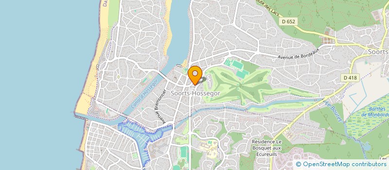 localisation de l'entreprise SCM DOC HORGANZA  SOORTS-HOSSEGOR