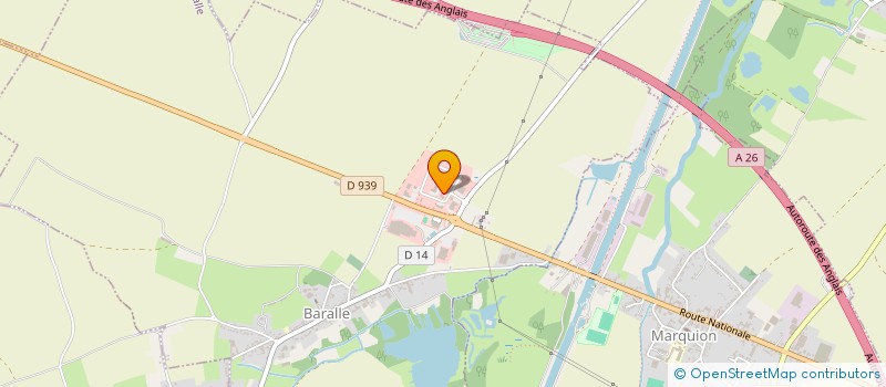 localisation de l'entreprise SCM DOCBARAL  BARALLE