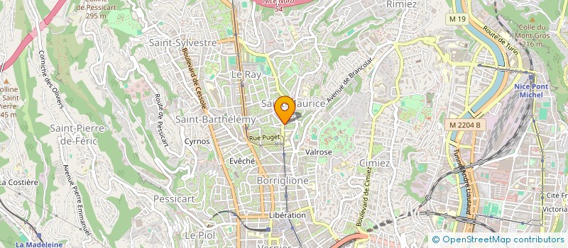 localisation de l'entreprise SCM DOCT LAMUREY ITKIN CHIRUR DENTIST à NICE