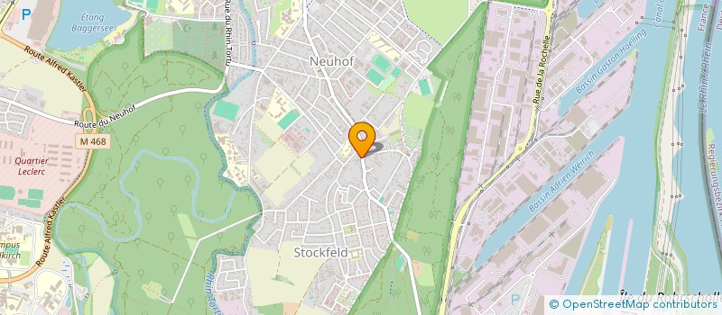 localisation de l'entreprise SCM DOCTEUR DENIS EHRMANN  STRASBOURG