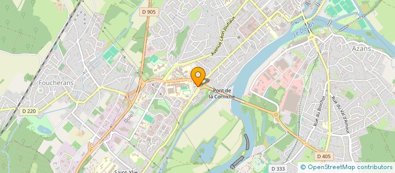 localisation de l'entreprise SCM DOCTEUR GOFFETTE ET SIMONET à DOLE