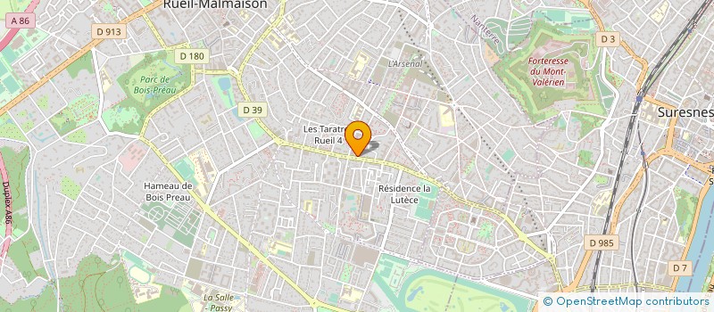 localisation de l'entreprise SCM DOCTEUR H. MAGNIN ET F. ALEXANDRE à RUEIL-MALMAISON