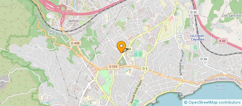 localisation de l'entreprise SCM DOCTEUR MURATI   DOCTEUR TURLESQUE  LA CIOTAT