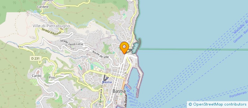 localisation de l'entreprise SCM DOCTEUR VAILLANT à BASTIA