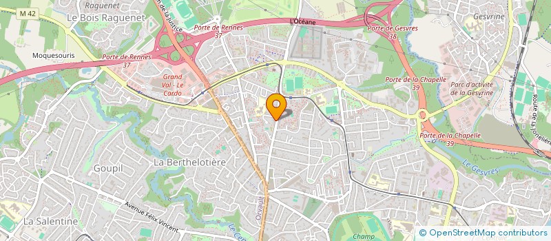 localisation de l'entreprise SCM DOCTEURS BAUDOUIN BIN GIBERT à NANTES