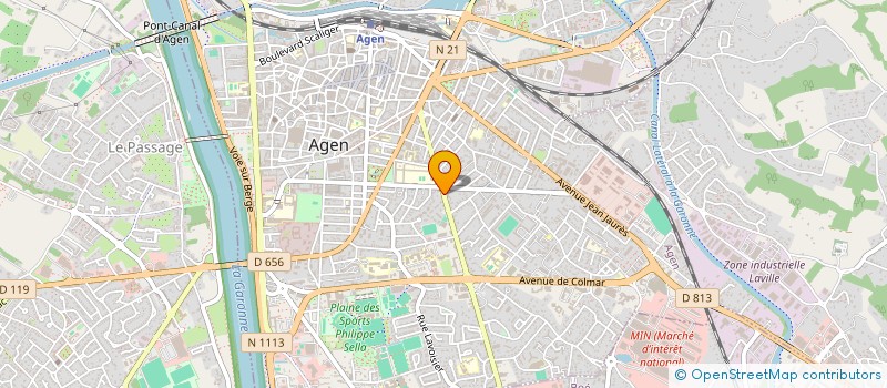 localisation de l'entreprise SCM DOCTEURS BERAIL JAMET GUALINO à AGEN