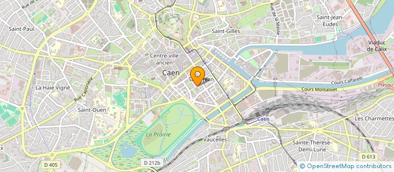 localisation de l'entreprise SCM DOCTEURS BRIAND ET ISELIN à CAEN